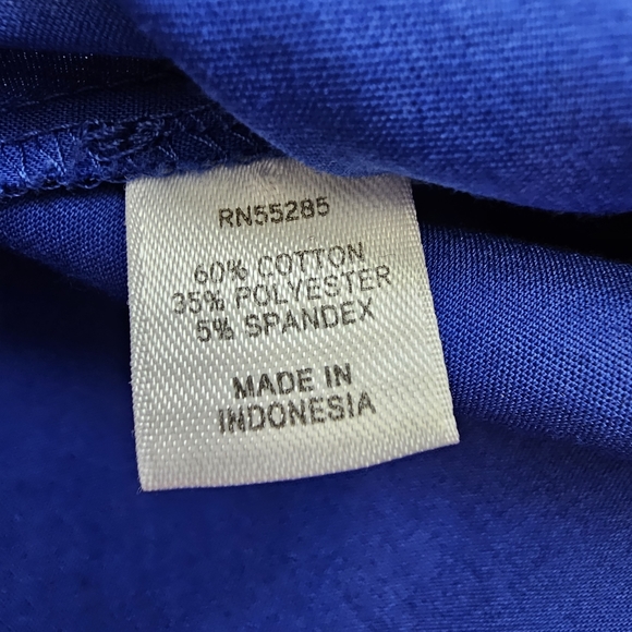 EXPRESS Women's V-Neck Short Sleeve Blouses Purple Blue Size XS - Picture 7 of 17